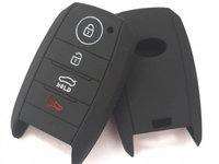 Husa silicon carcasa cheie pentru Kia 3+1 buton de panica