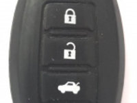 Husa silicon carcasa cheie pentru Nissan 3+1 buton de panica