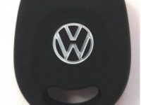 Husa silicon carcasa cheie pentru VW negru sil158