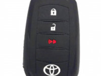 Husa silicon pentru carcasa cheie Toyota 2+1 buton de panica