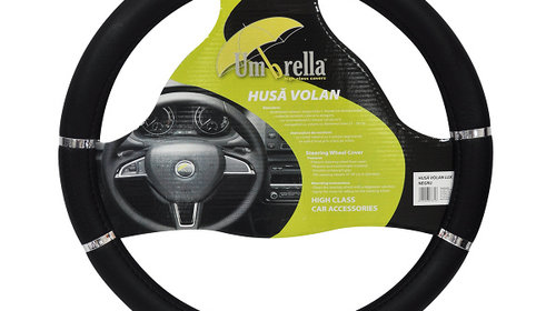 Husa volan Lux negru Umbrella (07835)