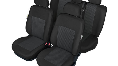 Huse scaun Bonn Super AirBag L 9buc - Negru Gri