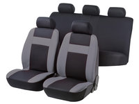 Huse scaun Car Confort 12buc - Negru Gri