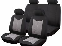 Huse Scaune Auto Alfa-Romeo 147 - RoGroup Sueden-Polyester, pentru bancheta rabatabila, 9 Bucati