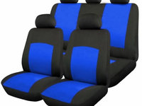 Huse Scaune Auto Bmw Seria 3 E30 - RoGroup Oxford Albastru 9 Bucati