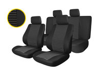 Huse scaune auto compatibile AUDI A4 B6 2000-2006 / Trafic – Negru 003 (44471)