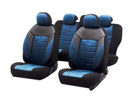 Huse scaune auto compatibile BMW Seria 1 E87 2004-2013 / Diamond Albastru (05162)