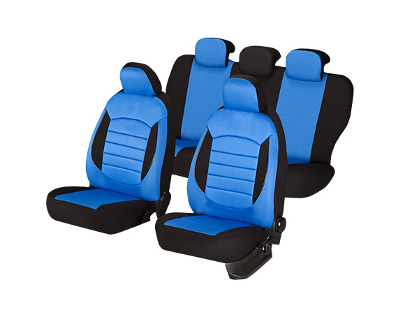 Huse scaune auto compatibile DACIA Logan I 2004-2012 / Urban Albastru (44486)