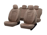 Huse scaune auto compatibile DACIA Logan II 2012-2020 / Diamond Bej (05159)