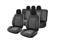 Huse scaune auto compatibile DACIA Logan II 2012-2020 EXCLUSIVE LEATHER PREMIUM