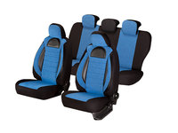 Huse scaune auto compatibile DACIA Logan II 2012-2020 / Racing Albastru (44491)