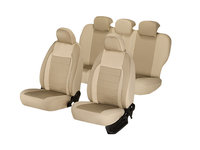 Huse scaune auto compatibile DACIA Logan II 2012-2020 / Elegance Bej (44497)