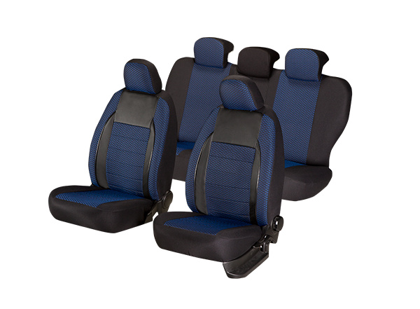 Huse scaune auto compatibile VW Bora 1999-2006 / Elegance Albastru (44498)
