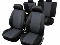 Huse Scaune Auto Ford Tourneo Connect - RoGroup cu airbag pt bancheta rabatabila fractionata, 9 bucati
