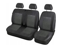 Huse scaune autoutilitara 2+1 Hyundai H1 Cargo - RoGroup, negru-gri