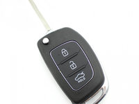 Hyundai - Carcasa cheie tip briceag, 3 butoane