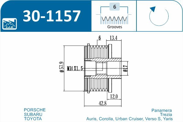 IJS GROUP Sistem roata libera, generator