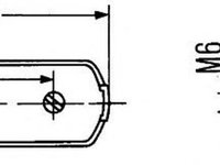 Iluminare numar de circulatie JOHN DEERE Series 4000 HELLA 2KA001389101