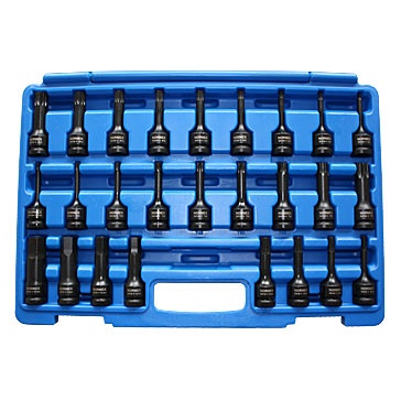 Impact-Socket-Bit-Set Unitate 1/2 inch / 26-buc.