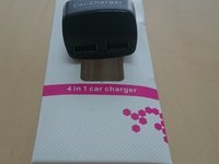 Incărcător de mașină 4 in 1 5V 3.1A Adaptor USB dual