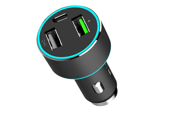 INCARCATOR AUTO 1xUSB QC3.0 + 1xUSB 2.4A