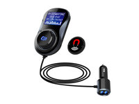 INCARCATOR AUTO 1XUSB QC3.0 SI 1XUSB 2.4A CU BLUETOOTH SI MODULATOR FM