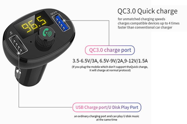 INCARCATOR AUTO 1XUSB QC3.0 SI 1XUSB 2.4