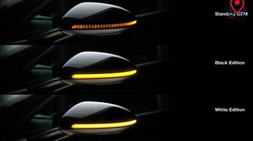 Indicator Dinamic Full LED pentru Oglinda Osram LEDriving DMI compatibil cu Audi A4 S4 RS4 B9 (2015-) Audi A5 S5 RS5 F5 (2017-) Alb Tuning Audi A4 B9 2015 2016 2017 2018 2019 2020 LEDDMI8W0WTS