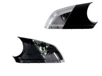 Indicator lateral in oglinda SKODA OCTAVIA II/TOUR II (1Z3/1Z5), 06.2004-12.2012, semnalizator fata, partea stanga, EU, pentru masini cu lampa perimetru inferiora, LED+W5W, cu prize bec