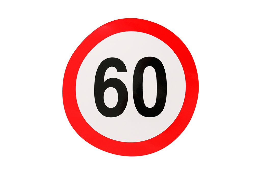 Indicator limitare viteză simplă 60 km/h