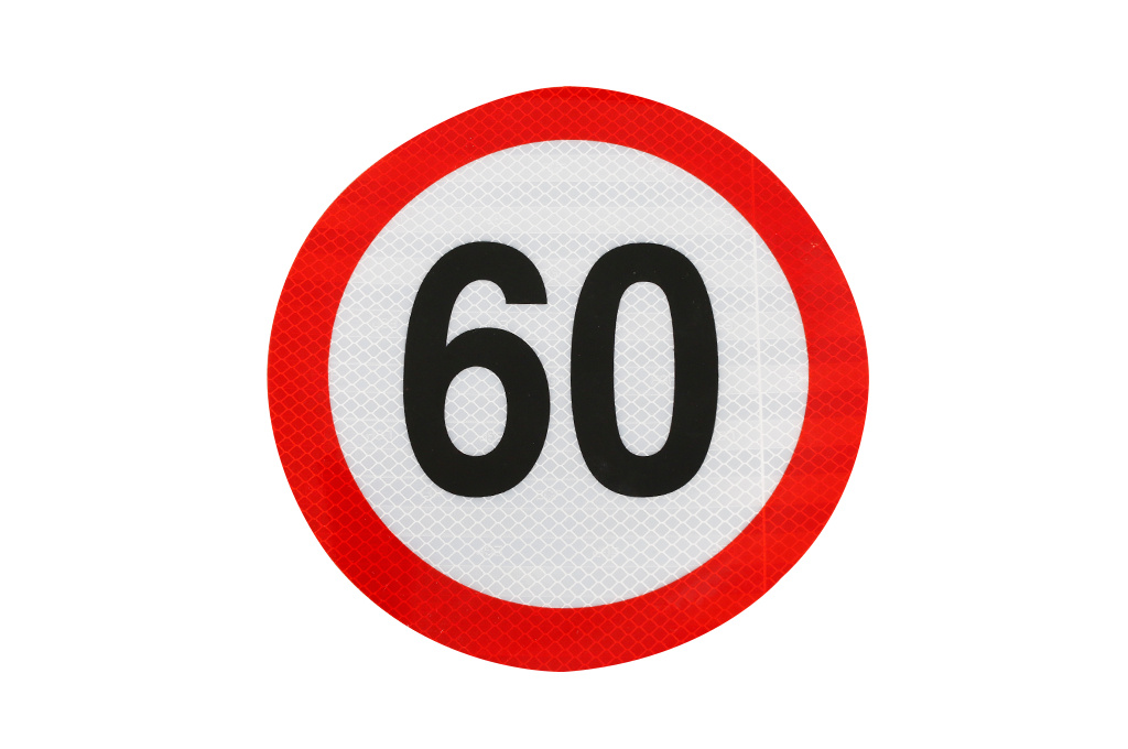 Indicator reflectorizant, HICO, limitare viteză 60 km/h clasa II