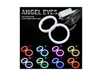 Inele angel eyes LED COB 12V waterproof -culoare Alb Diametru: 110mm Cod: HH-YG110W