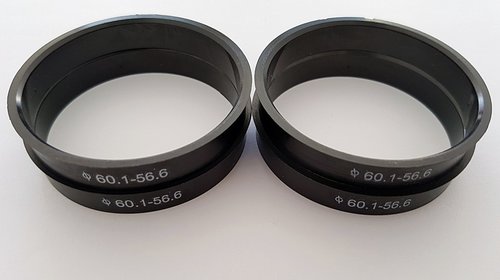 Inele de centrare de la 60,1- 56,6 mm - NOI - PLASTIC - 56.6 - 60.1