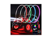 Inele lumina jante LED RGB cu aplicatie BTT 12V Cod: HH-64155