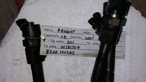 Injectoare pentru Renault motor 1,9dci cu codul 8200100272