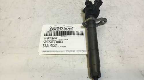 Injector 0445116036 2.4 Diesel Euro 5 Volvo X