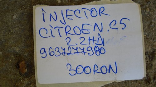 Injector citroen c5 2.2hdi cod 9637277980