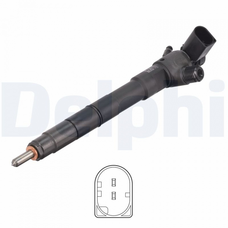 Injector DELPHI 28543147 model VW TRANSPORTER T6 / CARAVELLE T6 bus (SGB, SGJ, SHB, SHJ) CXGD; DNAC 1968cc 90cp 66kW 2015 2016 2017 2018 2019 2020 2021 2022 2023 2024