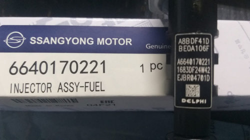 Injector motorina EURO 3 2000 cmc Ssangyong Kyron, Actyon, Actyon Sports 6640170221 / 6640170021