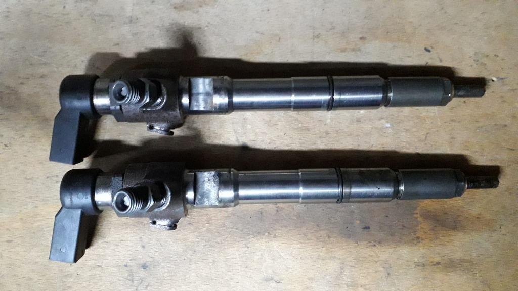 thumbnail interactive-video image 1 of Bosch Diesel Injector – VW Audi 1.6 TDI 1598cc, 0445110477, 04L130277G, 04L130277AJ, CKHB CXXA CRKB – Seller Refurbished 1 of 2