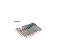 Insonorizant aluminiu grosime 6mm, 1.4mx1m cu adeziv Cod: 025