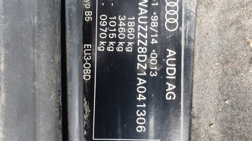 Instalatie electrica completa Audi A4 B5 2000 HATCHBACK 1.9 TDI