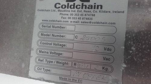 Instalatie frigorifica Coldchain C2500 S