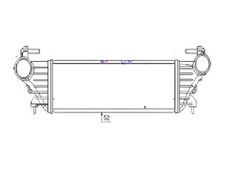 INTERC. 0,9 TURBO-1,3 JTD FIAT 500 L 2012,2013,2014,2015,2106 cod 51887954