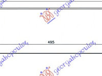 INTERCOOLER 1,4-1,8-2,0 BENZ.-DSL (495x13 - BMW SERIES 4 (F32/36/33/) COUPE/GRAN COUPE/CAB 14, PEUGEOT, PEUGEOT EXPERT 07-16, Partea frontala, Radiator Intercooler, BMW, BMW SERIES 4 (F32/36/33/)COUPE/GR.COUPE/CABRIO 14-, 159006200