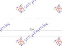 INTERCOOLER 1.5 dCi DIESEL (530x100x40), DACIA, DACIA LOGAN-MCV 08-12, PEUGEOT, PEUGEOT EXPERT 07-16, Partea frontala, Radiator Intercooler, 220006210