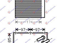 INTERCOOLER ADITIONAL 1.2 TFSi BENZINA (120x200x60), VW, VW NEW BEETLE 16-, PEUGEOT, PEUGEOT EXPERT 07-16, Partea frontala, Radiator Intercooler, 880106260