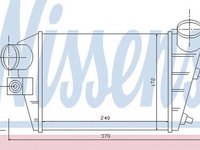 Intercooler ALFA ROMEO 147 937 NISSENS 96698
