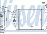 Intercooler ALFA ROMEO 156 932 NISSENS 96699 PieseDeTop