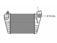 INTERCOOLER AUDI A3 8L 1996->2003 Radiator intercooler benzina/ diesel (18.3x19,5x8,5) 18mm PIESA NOUA ANI 1996 1997 1998 1999 2000 2001 2002 2003